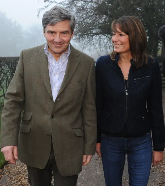 Michael und Caroline Middleton bei der Hochzeit von Kate und William 2011