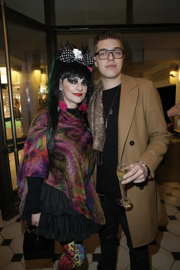 Nina Hagen mit Sohn Otis im Jahr 2016 in Berlin