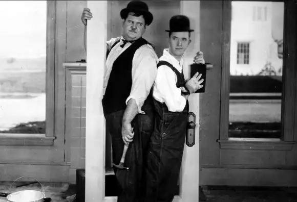 Oliver Hardy und Stan Laurel - bekannt als Dick & Doof
