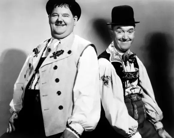 Oliver Hardy und Stan Laurel - bekannt als „Dick & Doof“