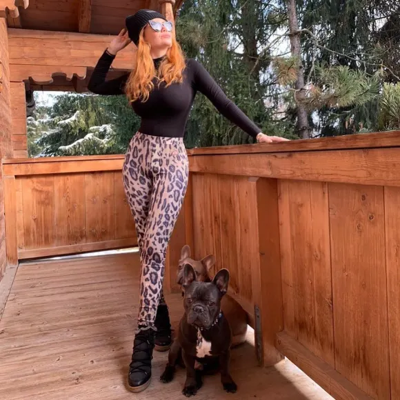 Palina Rojinski Leoparden Print Leggins
