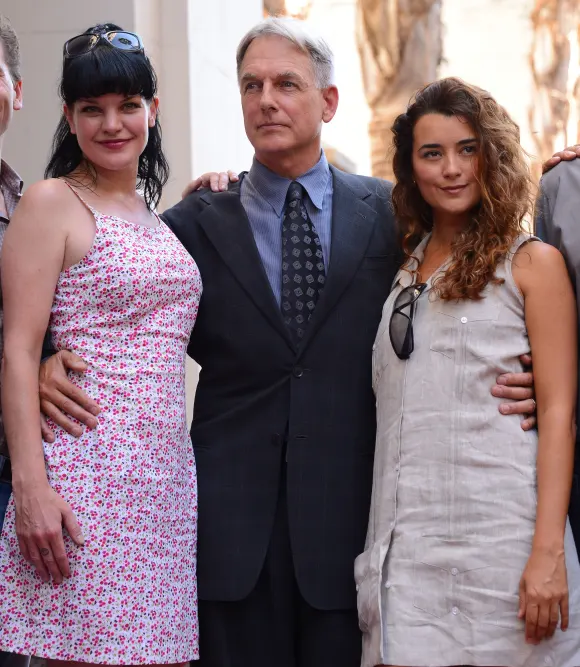 Pauley Perrette, Mark Harmon und Coté de Pablo ncis