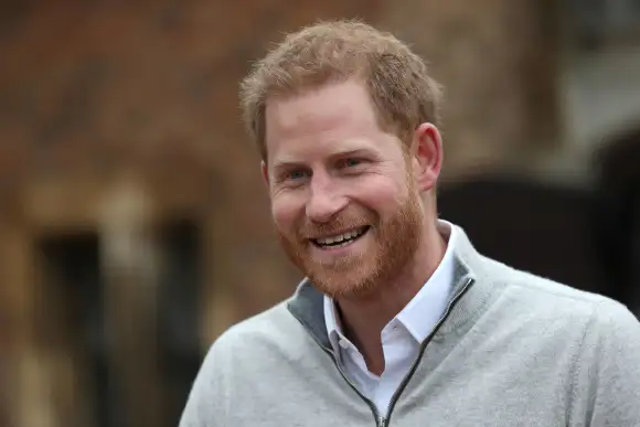 Prinz Harry kurz nach der Geburt von Baby Sussex