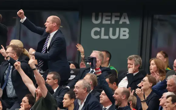 Prinz William bei der EM 2024