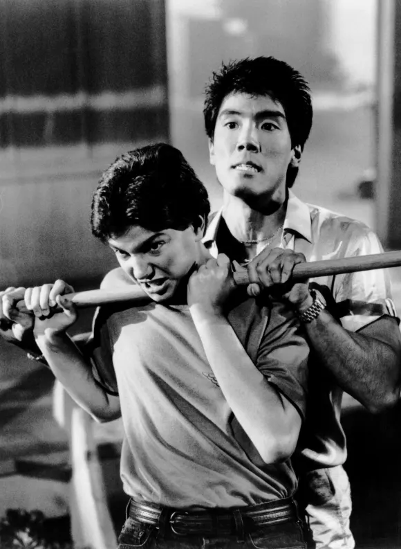 Ralph Macchio und Yuji Okumoto in „Karate Kid“ 2
