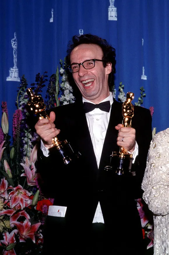 Roberto Benigni bei den Oscars 1999