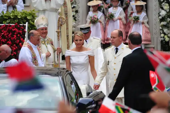 Prinz Albert II. und Charlene Wittstock