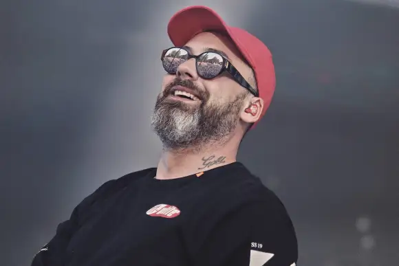 Sido 2019 bei einem Konzert in Berlin