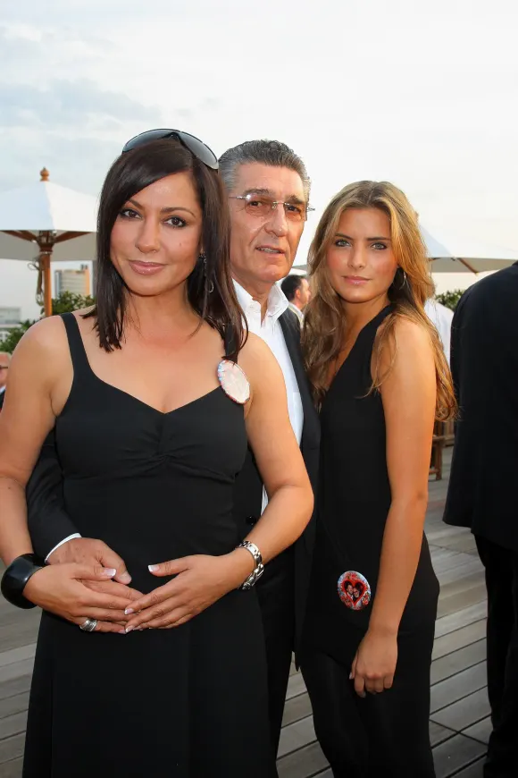 Simone Thomalla, Rudi Assauer und Sophia Thomalla im Jahr 2008
