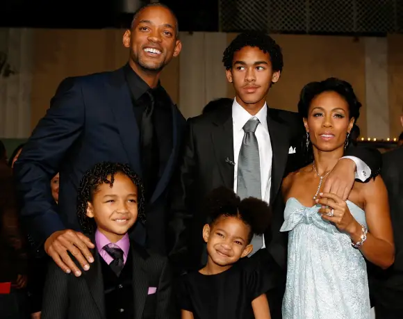 Will, Jaden, Trey, Willow und Jada-Pinkett Smith