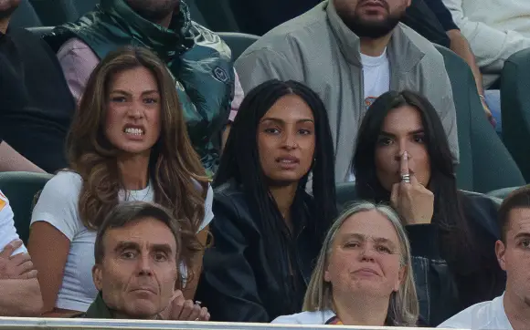 Sophia Weber, Freundin von Kai Havertz, Aaliyah Mohamed, Freundin von Florian Wirtz und Luisa, Ehefrau von Jonathan Tah