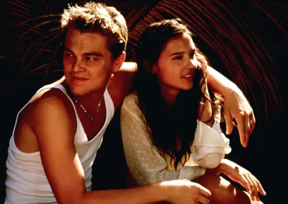 Leonardo DiCaprio, Virginie Ledoyen , the beach
