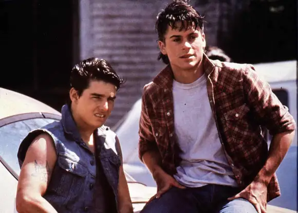 Tom Cruise und Rob Lowe in dem Film „Die Outsider“ 1982