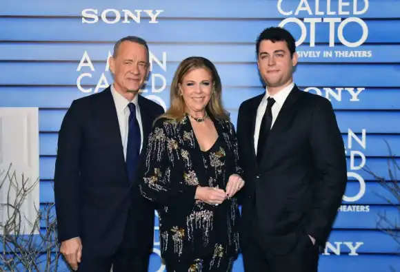 Tom Hanks, Rita Wilson und Truman Hanks