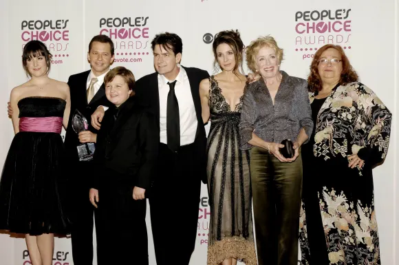 Der Cast von „Two and a Half Men“ am 10. Januar 2007