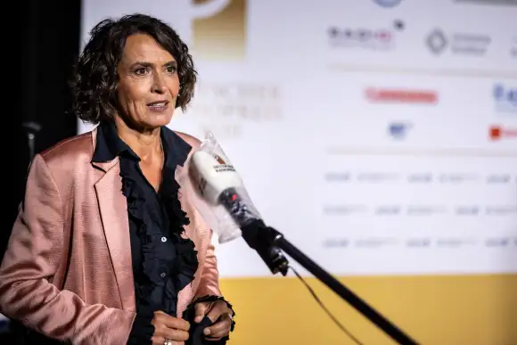 Ulrike Folkerts beim Deutschen Radiopreis 2020 am 10. September