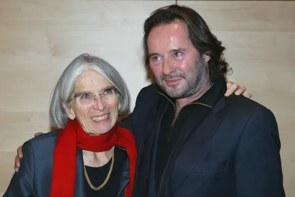 Uwe Kockisch und Donna Leon