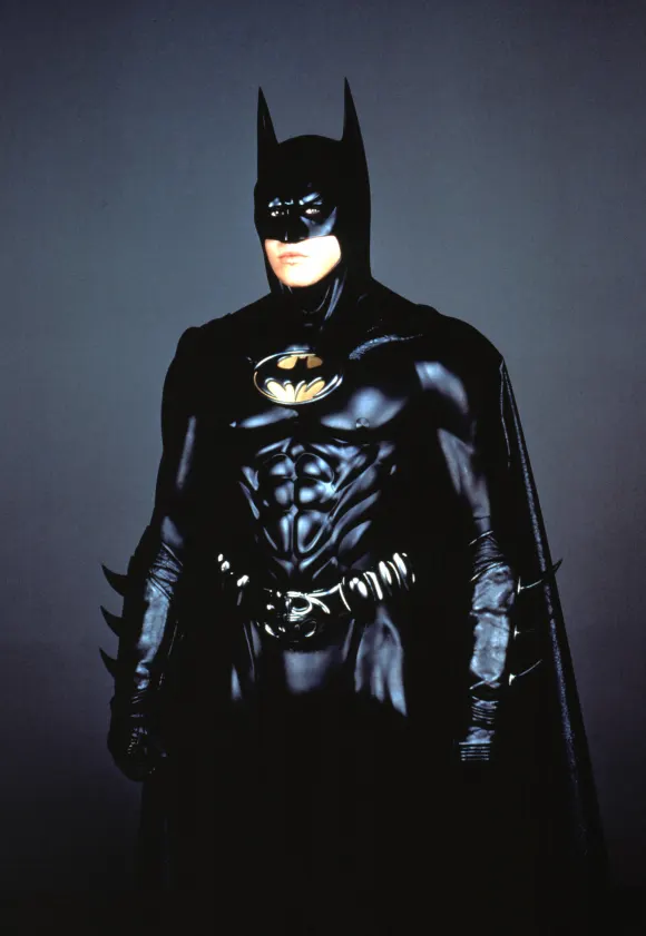 Val Kilmer als "Batman" im Film "Batman Forever" von 1995.