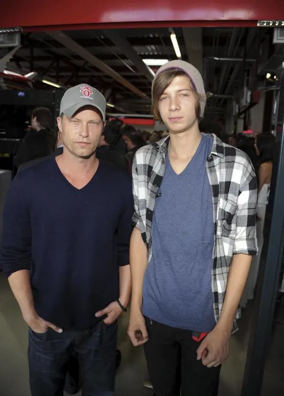 Til Schweiger und Valentin Schweiger im Jahr 2020